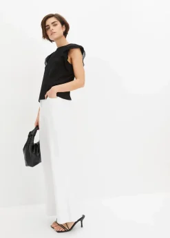 bonprix Shirts & Tops^Shirt aus Baumwolle schwarz