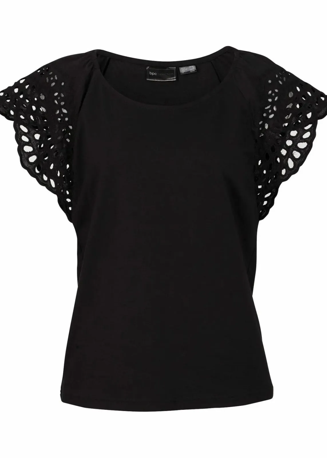 bonprix Shirts & Tops|Nachhaltigere Materialien^Shirt aus Baumwoll-Mix schwarz