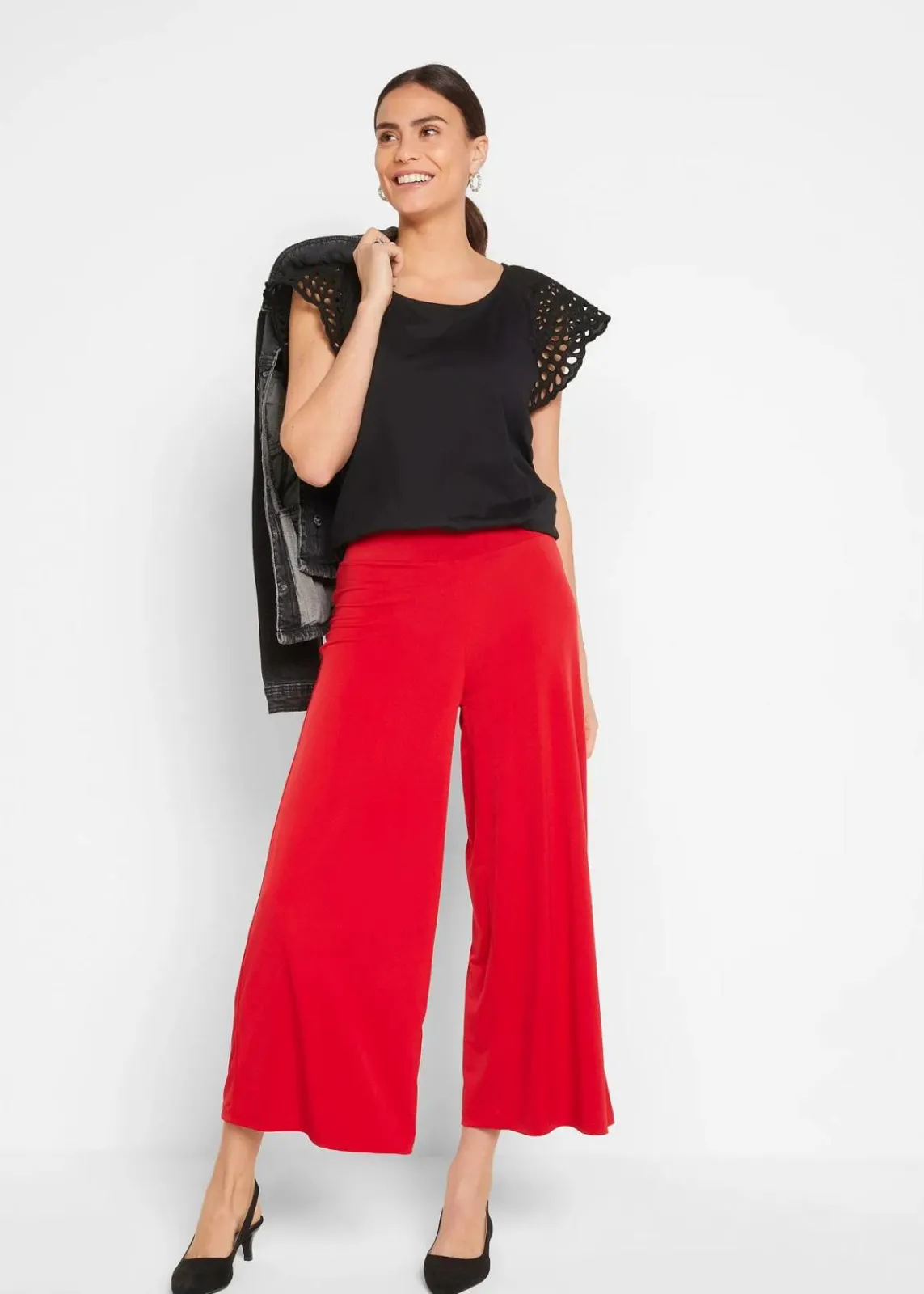 bonprix Shirts & Tops|Nachhaltigere Materialien^Shirt aus Baumwoll-Mix schwarz