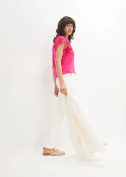 bonprix Nachhaltigere Materialien|Shirts & Tops^Shirt aus Baumwoll-Mix pinklady