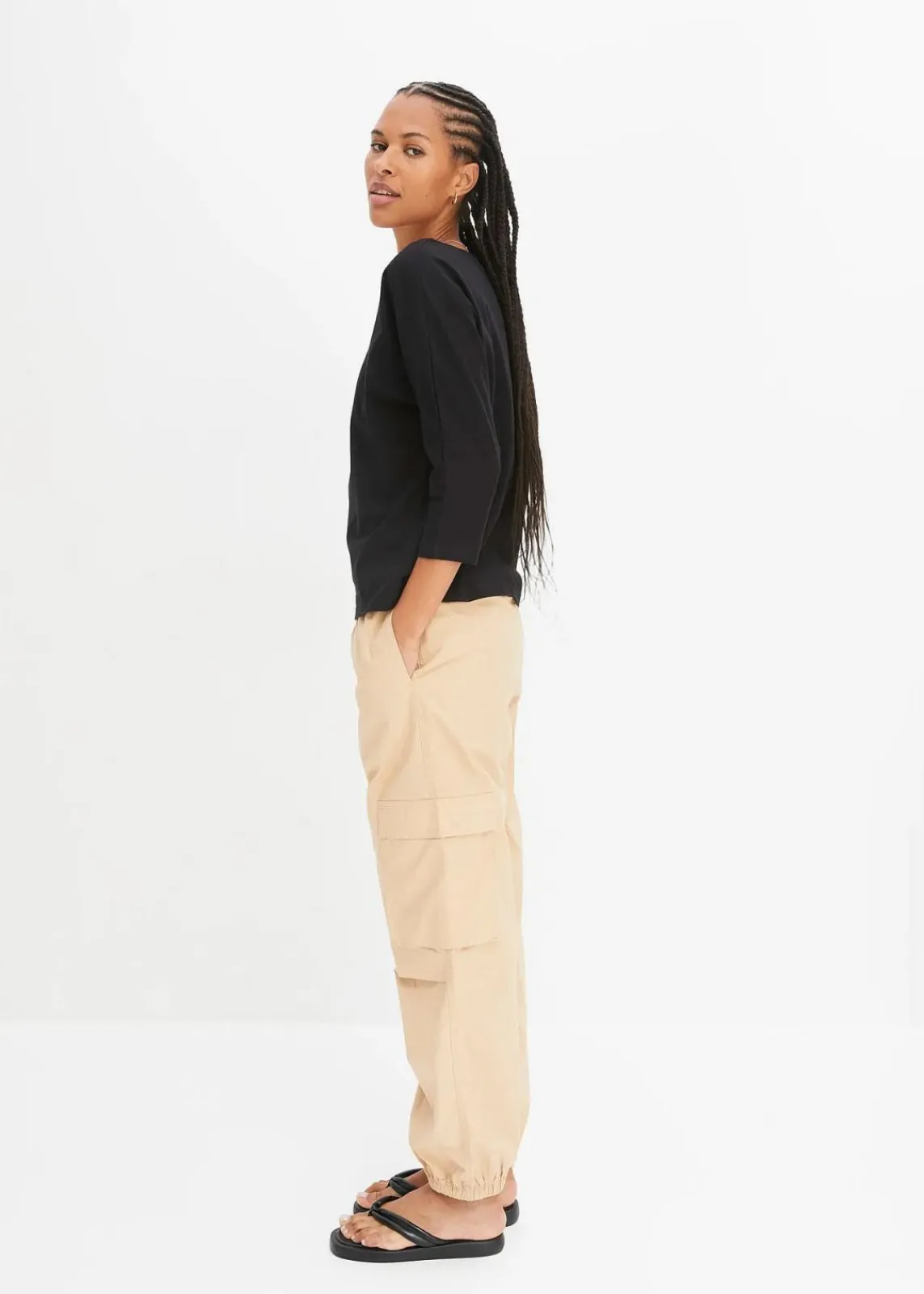 bonprix Shirts & Tops|Nachhaltigere Materialien^Shirt aus Bio Baumwolle schwarz