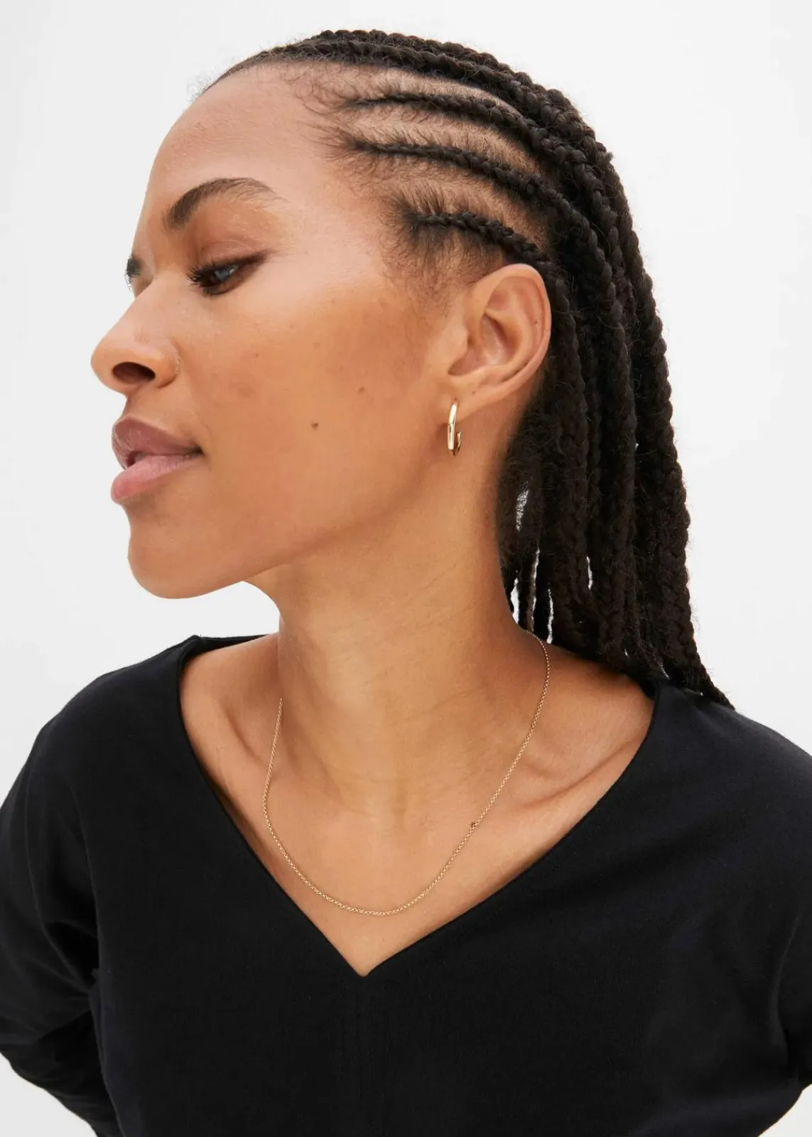 bonprix Shirts & Tops|Nachhaltigere Materialien^Shirt aus Bio Baumwolle schwarz