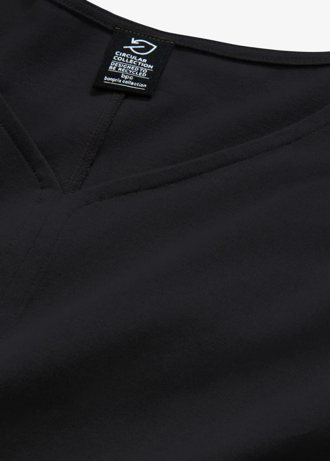 bonprix Shirts & Tops|Nachhaltigere Materialien^Shirt aus Bio Baumwolle schwarz