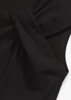 bonprix Shirts & Tops^Shirt aus elastischem Baumwoll-Mix schwarz