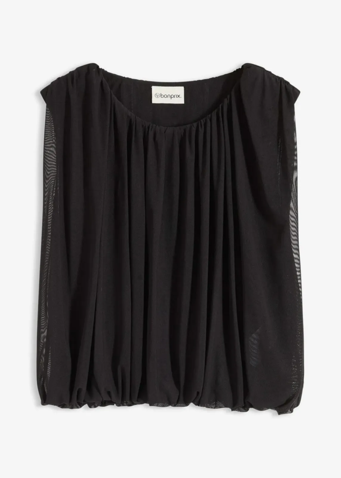 bonprix Shirts & Tops^Shirt aus feinem Mesh schwarz