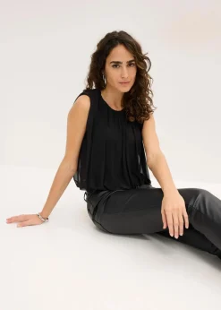 bonprix Shirts & Tops^Shirt aus feinem Mesh schwarz