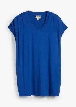 bonprix Shirts & Tops^Shirt aus fließendem Viskose-Mix enzianblau