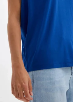 bonprix Shirts & Tops^Shirt aus fließendem Viskose-Mix enzianblau