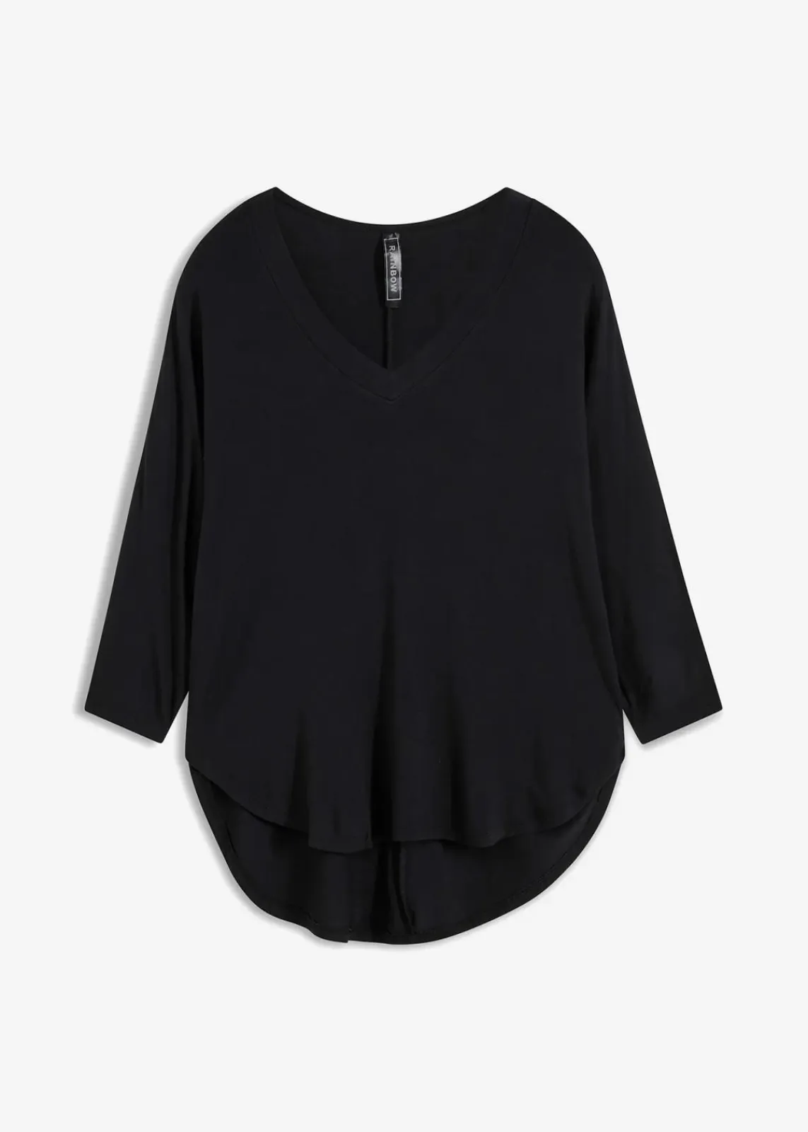 bonprix Shirts & Tops^Shirt aus fließendem Viskose-Mix schwarz