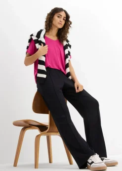 bonprix Nachhaltigere Materialien|Shirts & Tops^Shirt aus fließendem Viskose-Mix magnolienpink