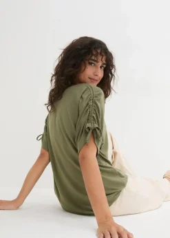 bonprix Shirts & Tops^Shirt aus fließender Viskose oliv