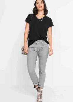 bonprix Nachhaltigere Materialien|Shirts & Tops^Shirt aus nachhaltiger Visksose schwarz