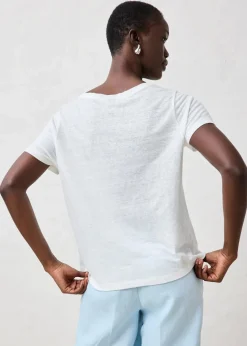 bonprix Shirts & Tops|Premium^Shirt aus reinem Leinen weiß