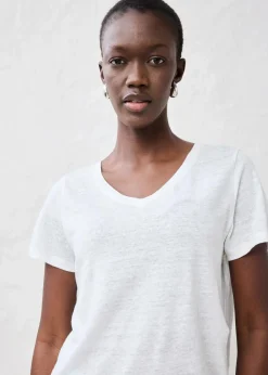 bonprix Shirts & Tops|Premium^Shirt aus reinem Leinen weiß