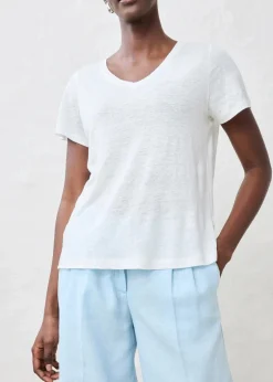 bonprix Shirts & Tops|Premium^Shirt aus reinem Leinen weiß