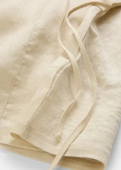 bonprix Premium|Shirts & Tops^Shirt aus reinem Leinen mit Webbesatz hellsand