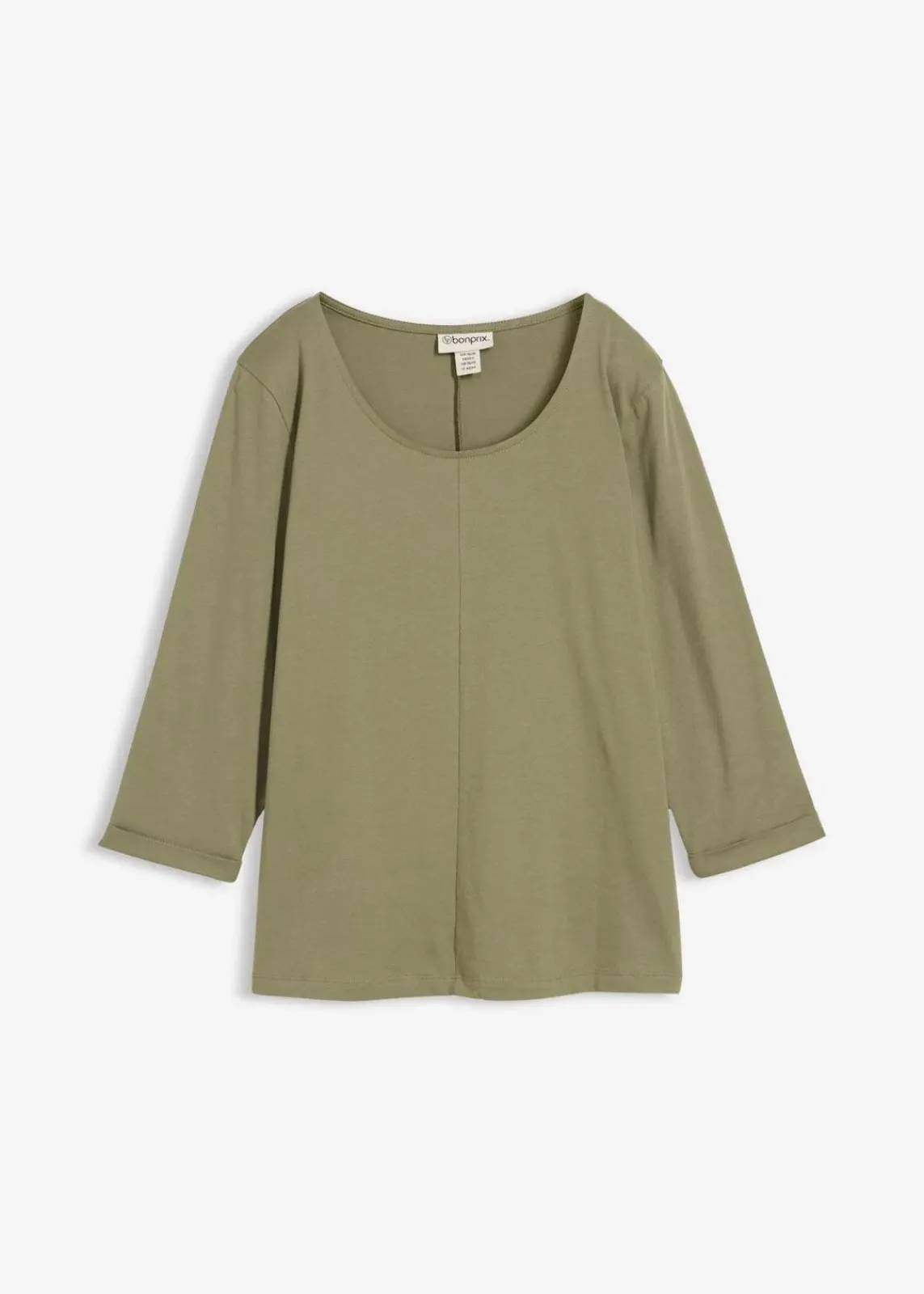 bonprix Shirts & Tops|Nachhaltigere Materialien^Shirt aus reiner Baumwolle oliv