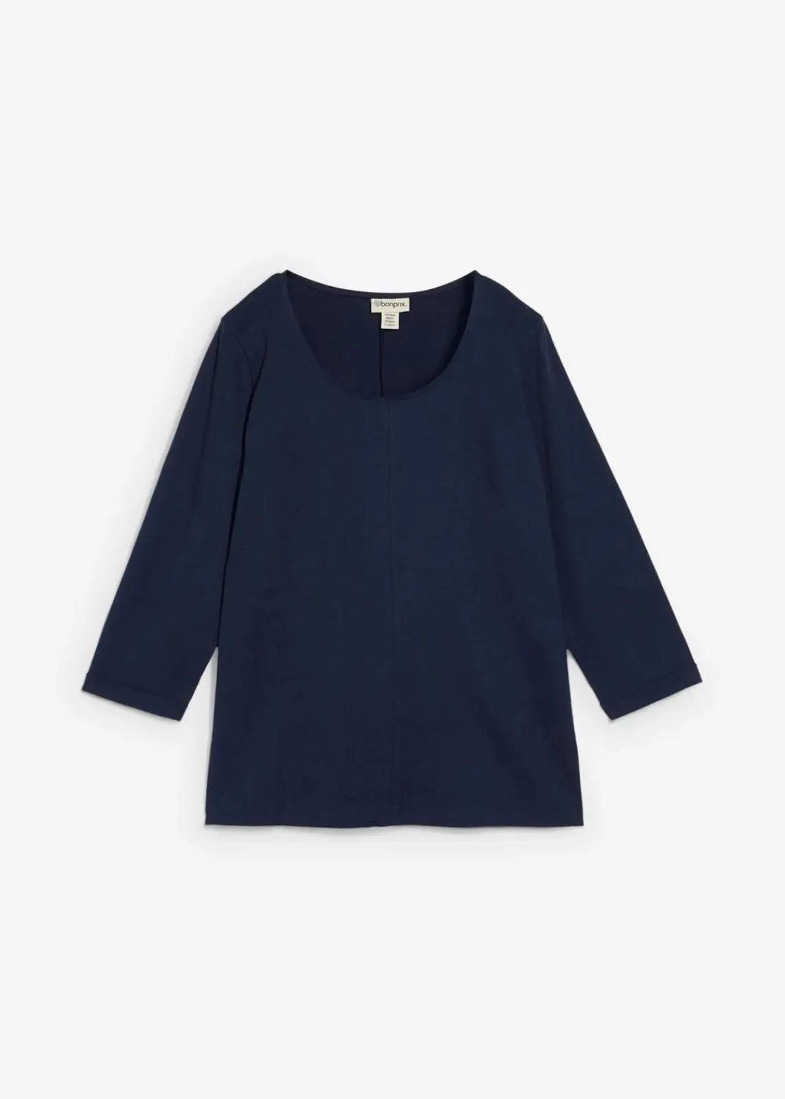 bonprix Nachhaltigere Materialien|Shirts & Tops^Shirt aus reiner Baumwolle dunkelblau