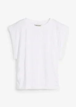 bonprix Shirts & Tops^Shirt aus reiner Baumwolle weiß