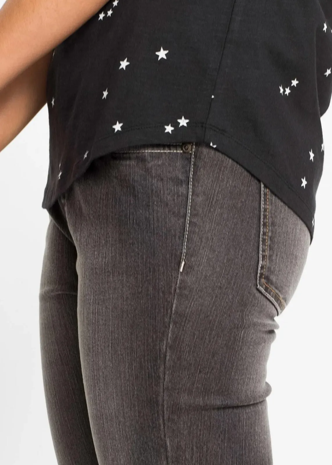 bonprix Shirts & Tops^Shirt aus reiner Baumwolle schwarz bedruckt