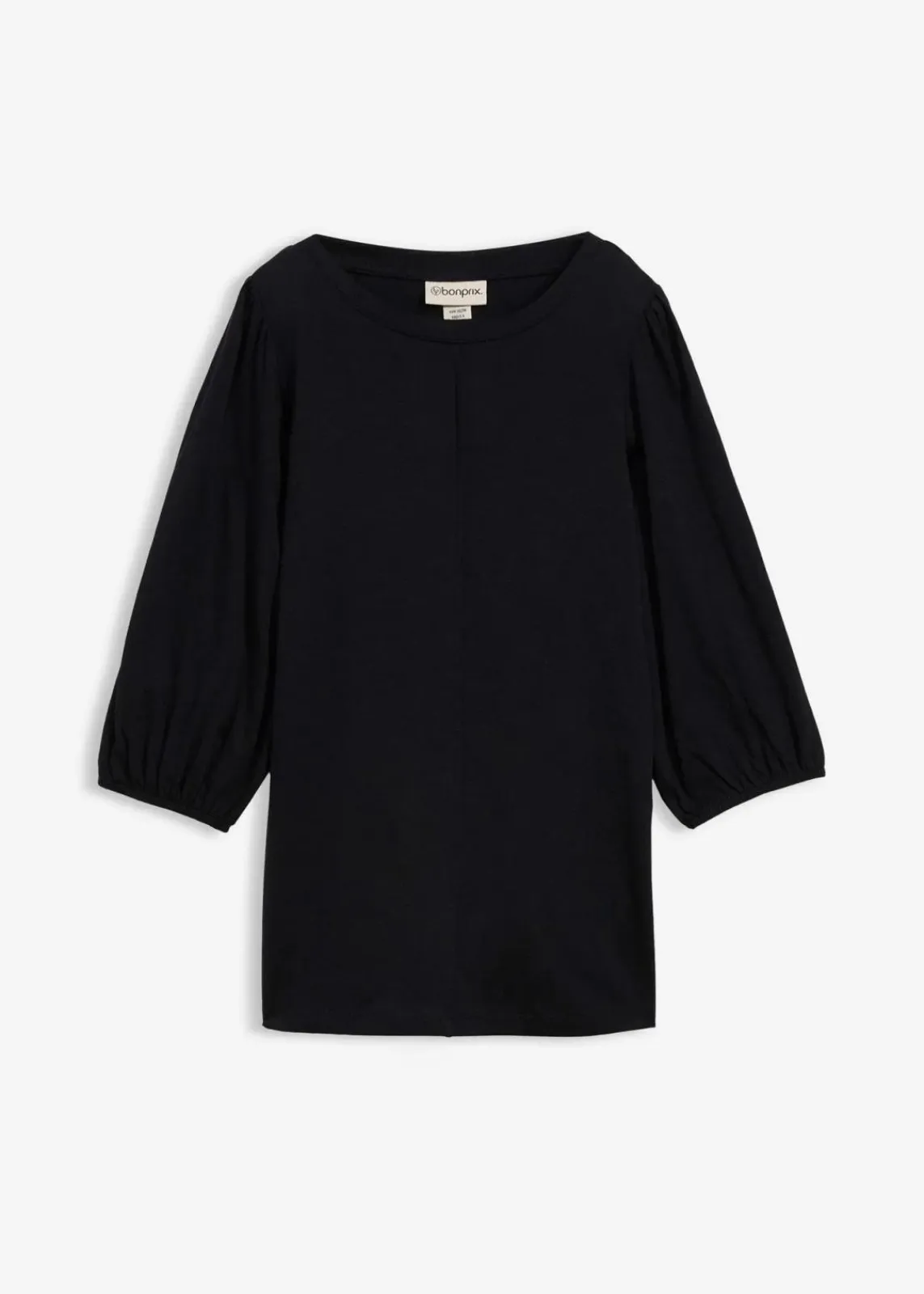bonprix Nachhaltigere Materialien|Shirts & Tops^Shirt aus reiner Baumwolle schwarz