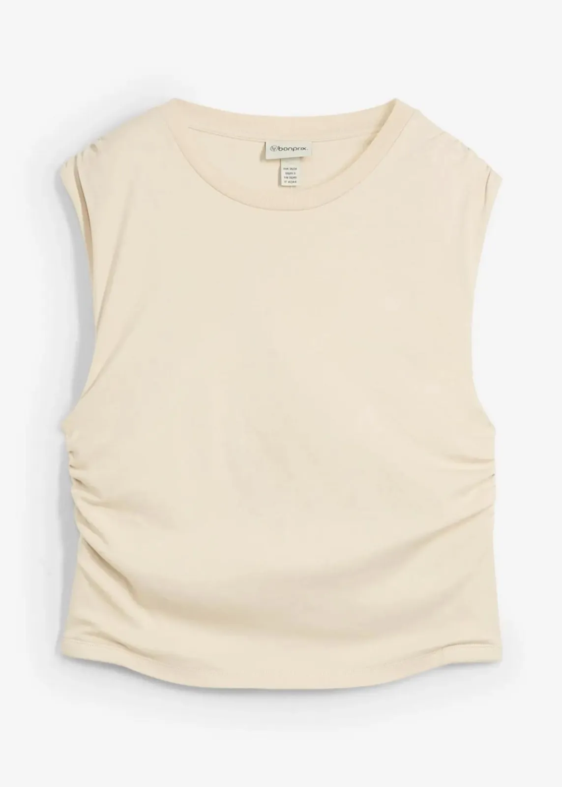 bonprix Shirts & Tops^Shirt aus reiner Baumwolle kieselbeige