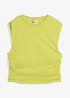 bonprix Shirts & Tops^Shirt aus reiner Baumwolle pistazie