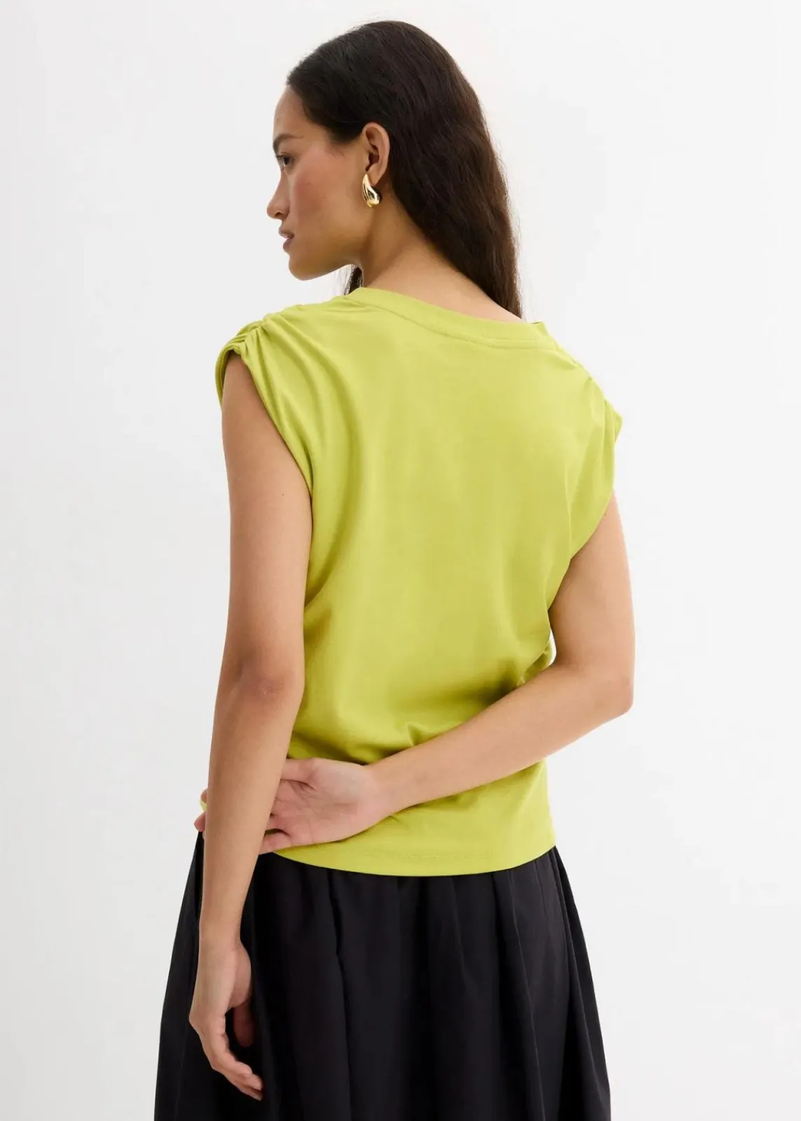 bonprix Shirts & Tops^Shirt aus reiner Baumwolle pistazie