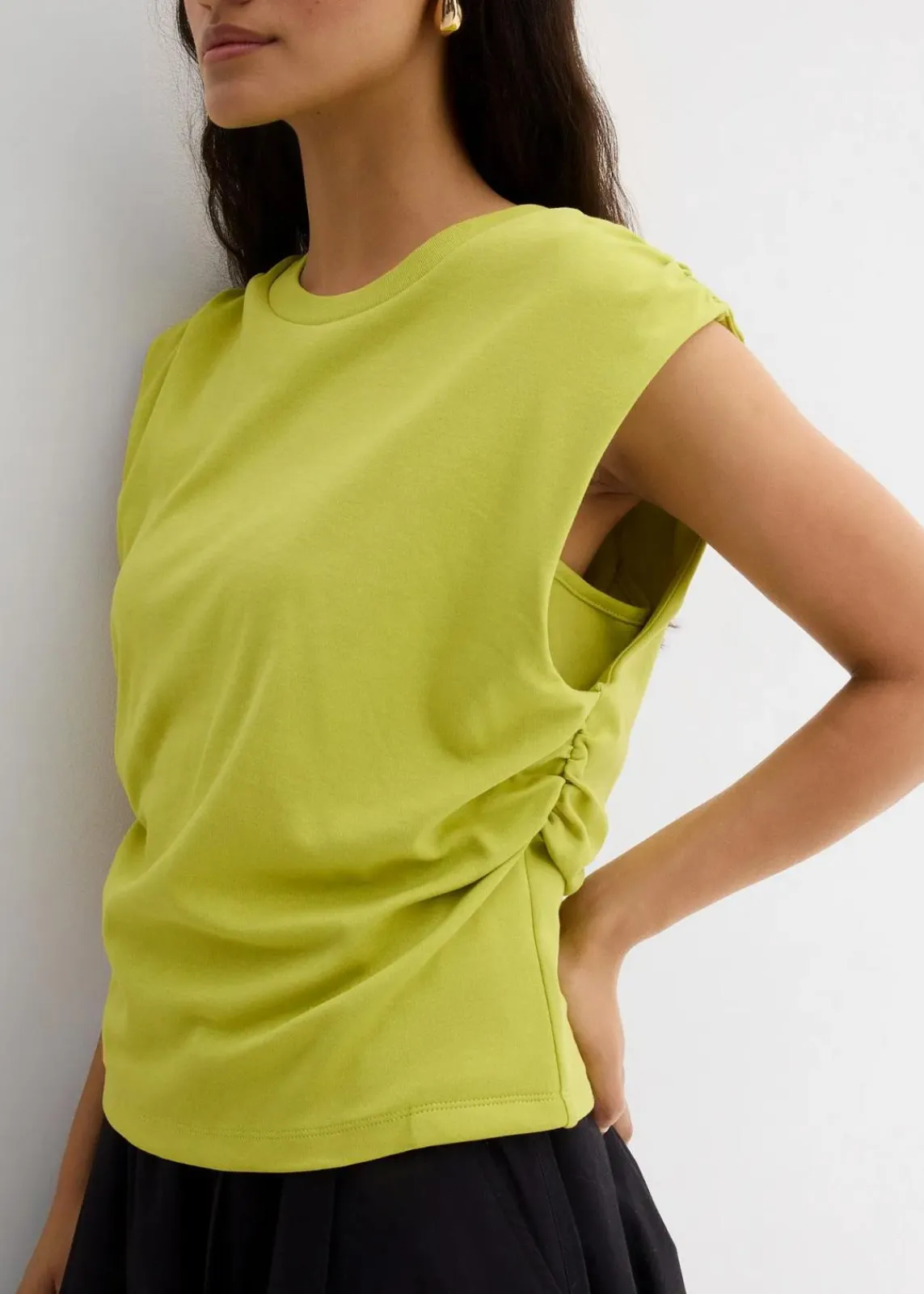 bonprix Shirts & Tops^Shirt aus reiner Baumwolle pistazie