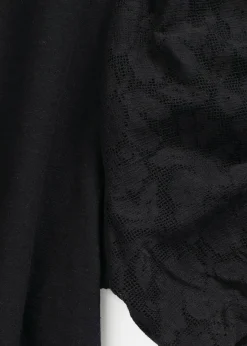 bonprix Shirts & Tops^Shirt aus reiner Baumwolle schwarz