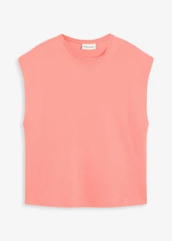 bonprix Nachhaltigere Materialien|Shirts & Tops^Shirt aus reiner Bio-Baumwolle helllachs