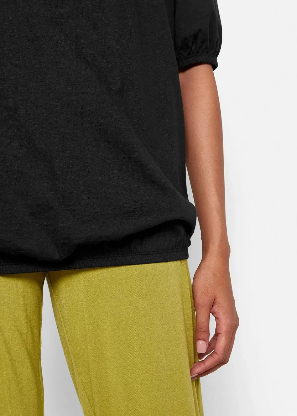 bonprix Shirts & Tops|Nachhaltigere Materialien^Shirt aus reiner Bio-Baumwolle schwarz