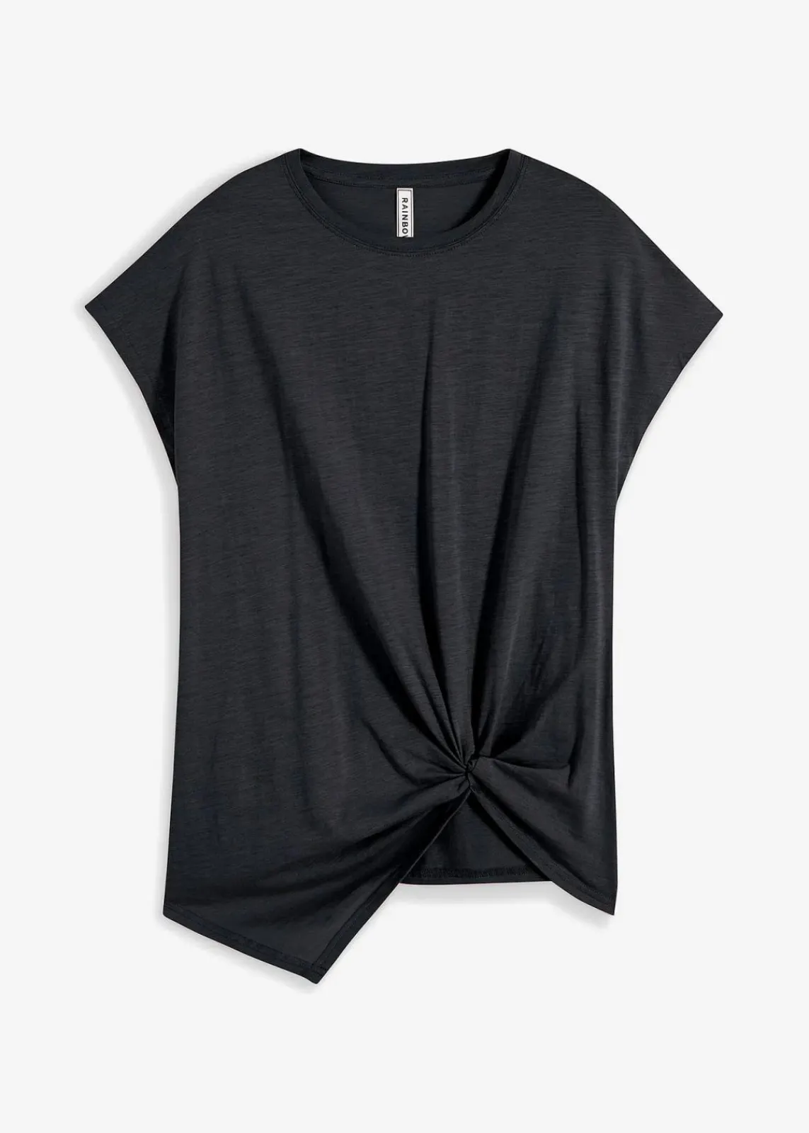 bonprix Nachhaltigere Materialien|Shirts & Tops^Shirt aus reiner Bio-Baumwolle schwarz