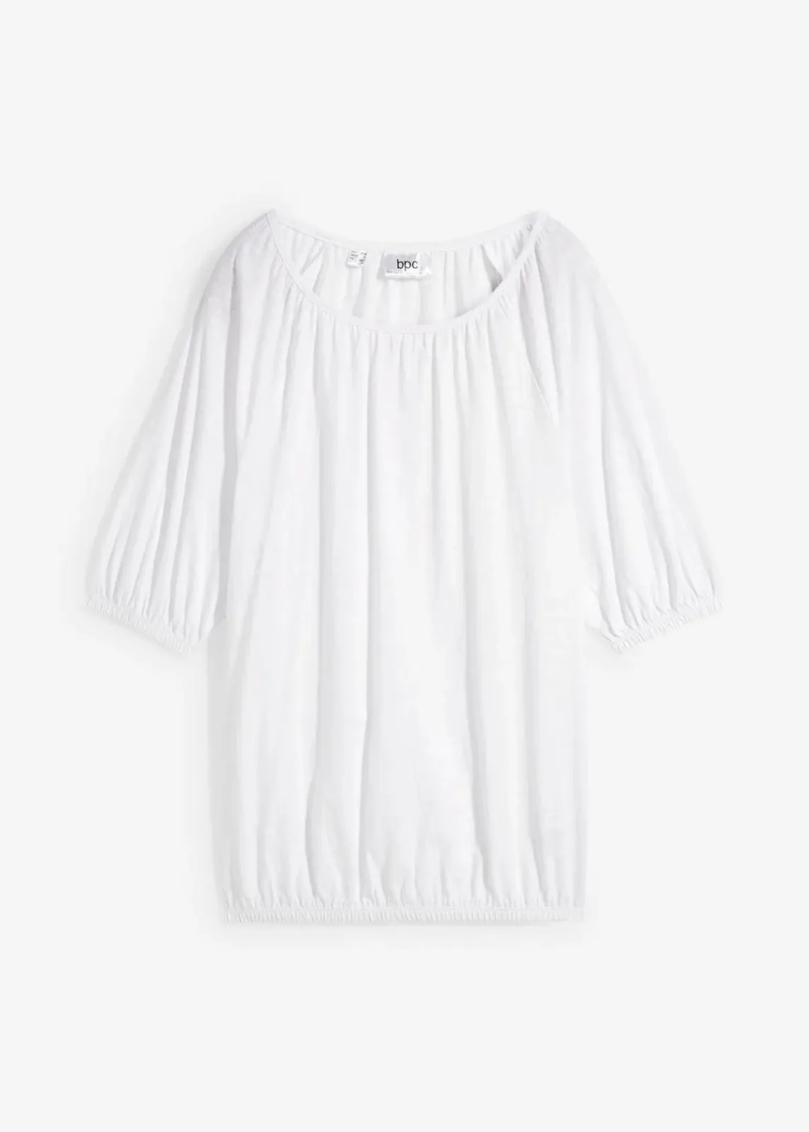 bonprix Nachhaltigere Materialien|Shirts & Tops^Shirt aus reiner Bio-Baumwolle weiß