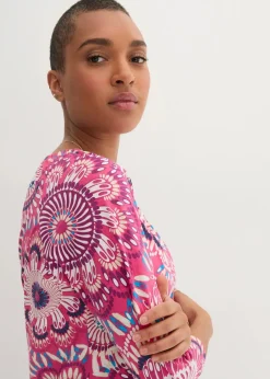 bonprix Nachhaltigere Materialien|Shirts & Tops^Shirt aus reiner Bio-Baumwolle pinklady geblümt