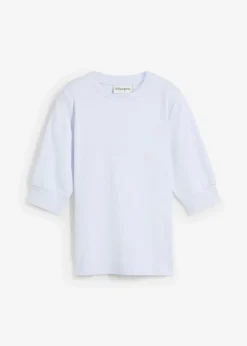 bonprix Shirts & Tops|Nachhaltigere Materialien^Shirt aus reiner Bio-Baumwolle zartblau
