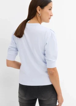 bonprix Shirts & Tops|Nachhaltigere Materialien^Shirt aus reiner Bio-Baumwolle zartblau