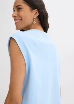 bonprix Shirts & Tops|Nachhaltigere Materialien^Shirt aus reiner Bio-Baumwolle hellblau