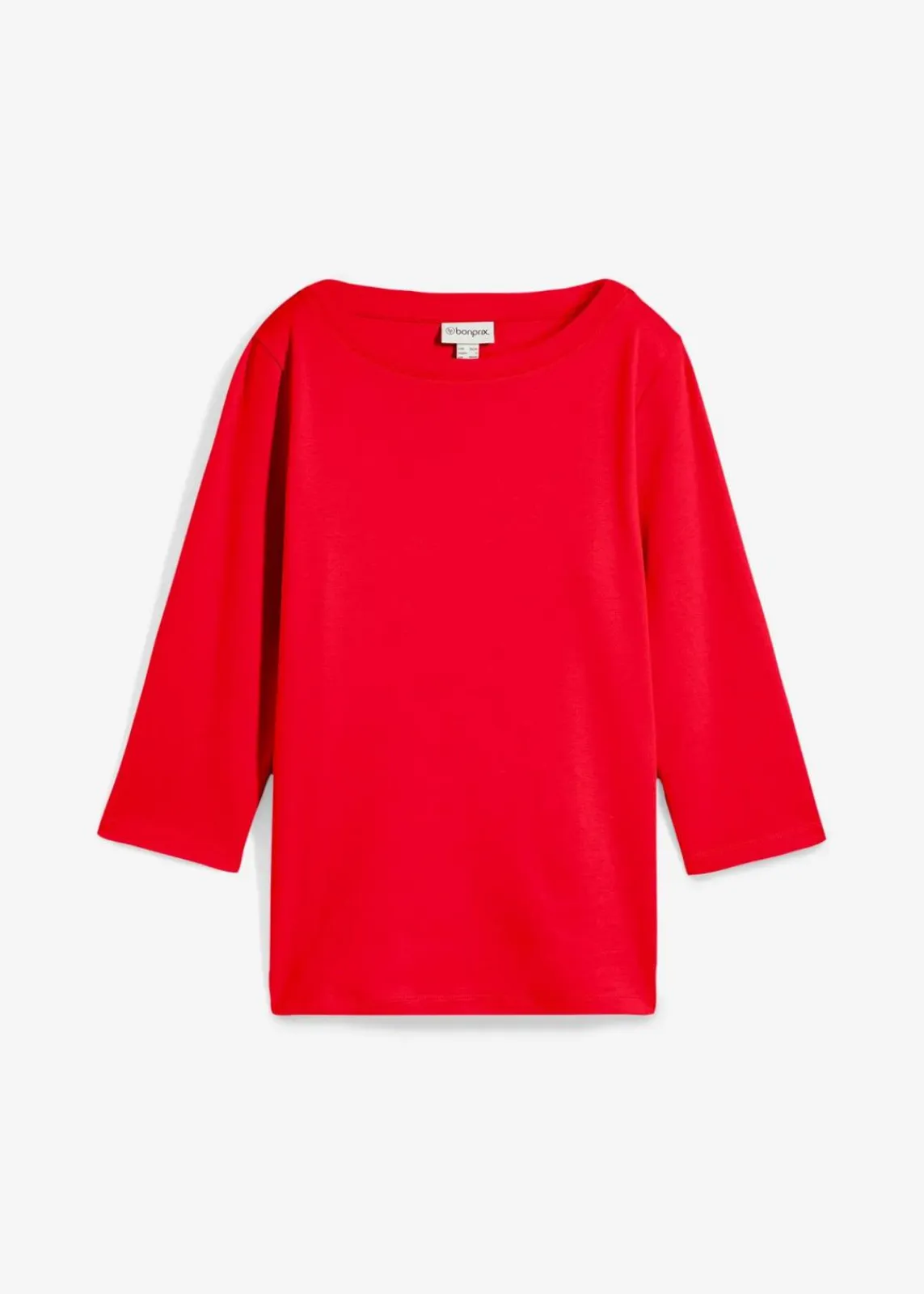 bonprix Bekleidung·Röcke|Basics^Shirt aus reiner schwerer Bio-Baumwolle lavarot