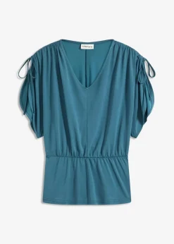 bonprix Shirts & Tops^Shirt aus softem Modal-Mix pfeffergrün