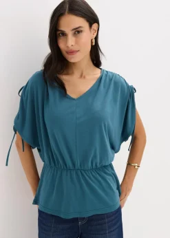 bonprix Shirts & Tops^Shirt aus softem Modal-Mix pfeffergrün