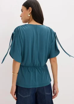 bonprix Shirts & Tops^Shirt aus softem Modal-Mix pfeffergrün