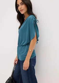 bonprix Shirts & Tops^Shirt aus softem Modal-Mix pfeffergrün