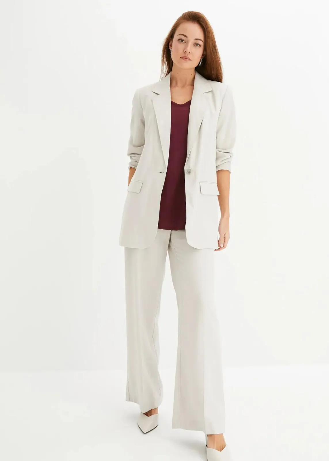 bonprix Shirts & Tops|Basics^Shirt aus softem Viskose-Mix ahornrot