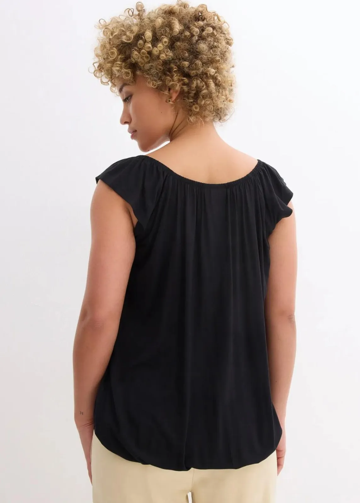 bonprix Shirts & Tops^Shirt aus softem Viskose-Mix schwarz