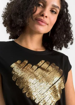bonprix Shirts & Tops^Shirt aus softem Viskose-Mix schwarz