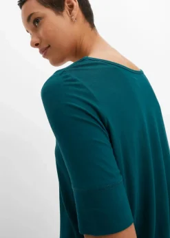 bonprix Shirts & Tops|Basics^Shirt aus softem Viskose-Mix tiefgrün