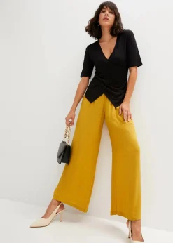 bonprix Shirts & Tops|Nachhaltigere Materialien^Shirt aus softem Viskose-Mix schwarz