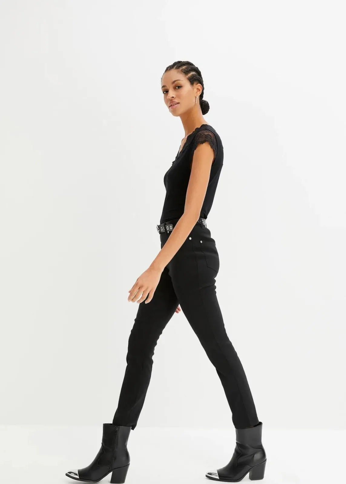 bonprix Nachhaltigere Materialien|Shirts & Tops^Shirt aus softem Viskose-Mix schwarz