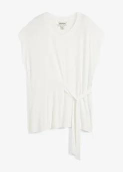 bonprix Shirts & Tops^Shirt aus softem Viskose-Mix wollweiß